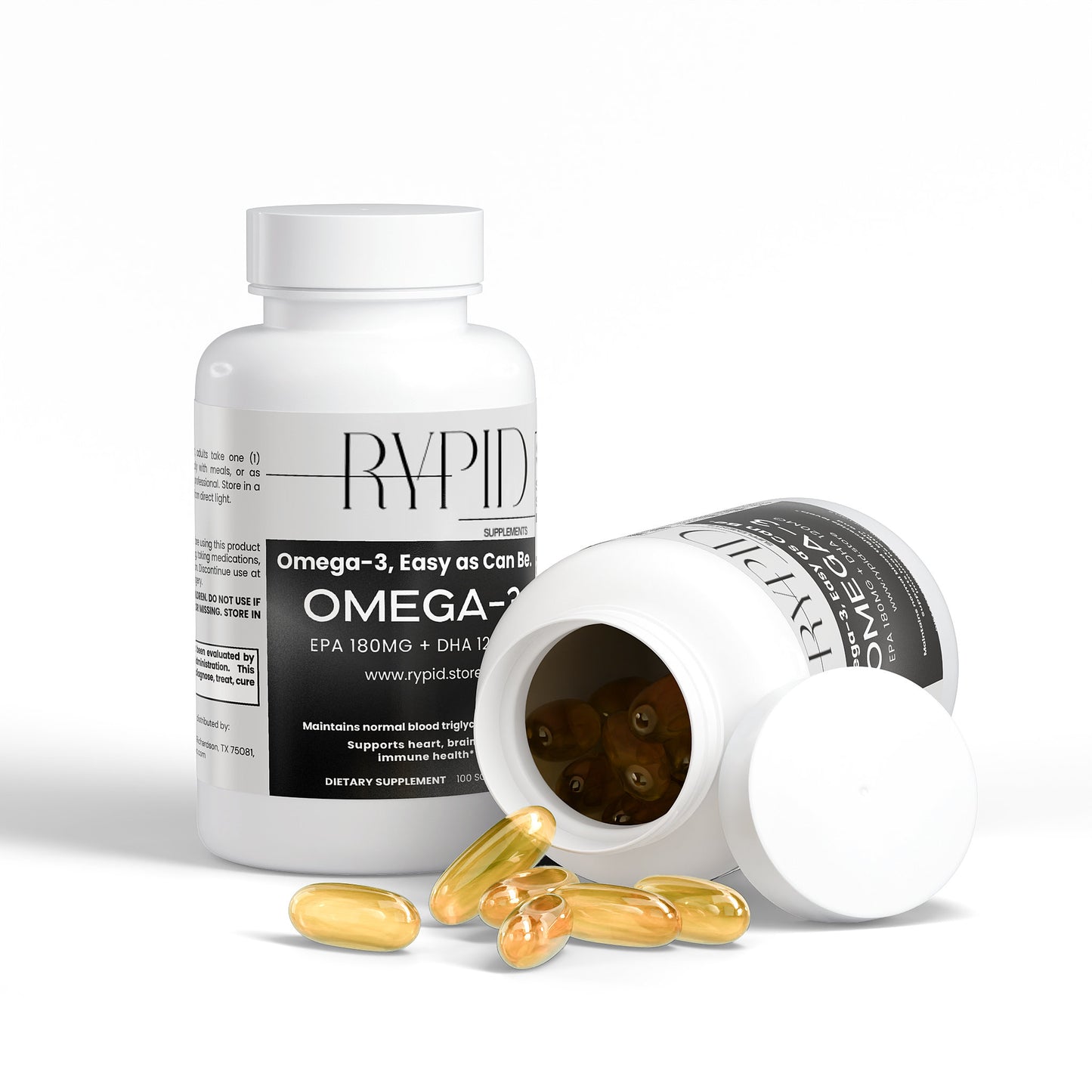 Omega-3 EPA 180mg + DHA 120mg Softgels
