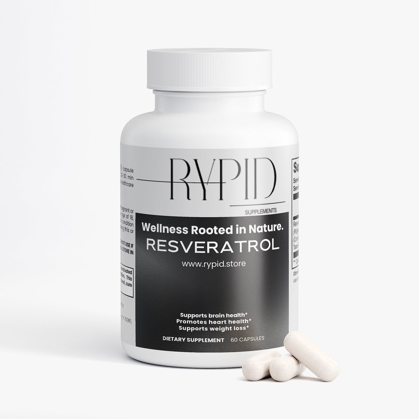 Resveratrol 50% 600mg Capsules