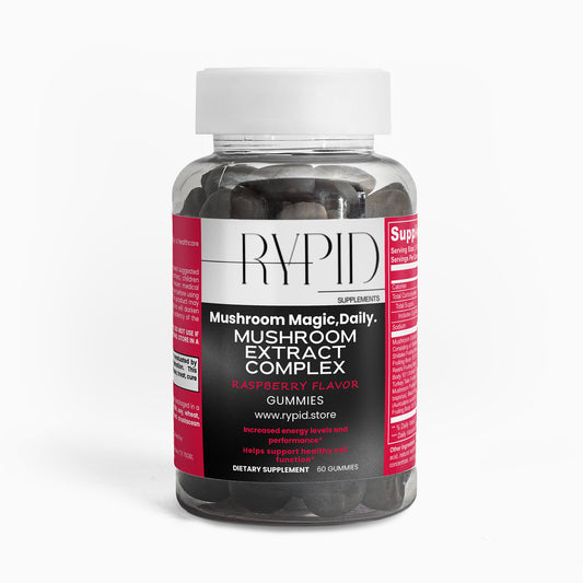 Mushroom Extract Complex Rasberry Flavor Gummies