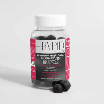 Mushroom Extract Complex Rasberry Flavor Gummies