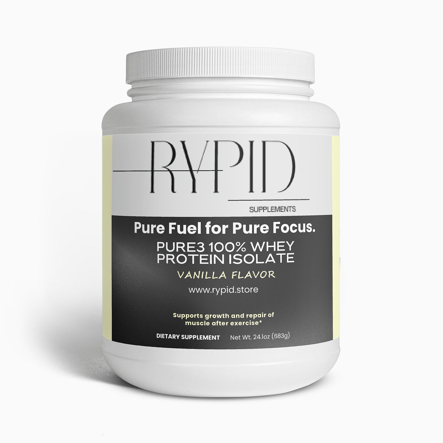 Pure3 100% Whey Protein Isolate (Vanilla)