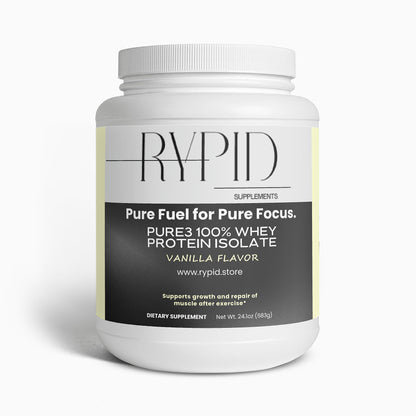 Pure3 100% Whey Protein Isolate (Vanilla)