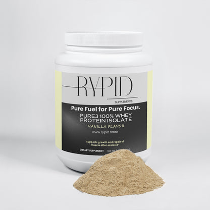 Pure3 100% Whey Protein Isolate (Vanilla)
