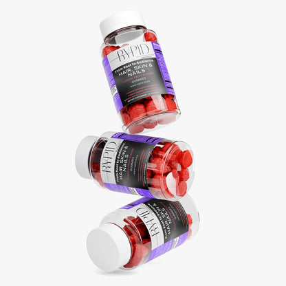 Hair, Skin & Nails (Passion Fruit Flavor) Gummies
