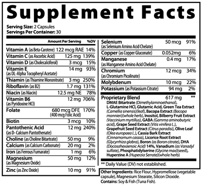 Brain & Focus Formula Capsules